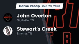 Recap: John Overton  vs. Stewart's Creek  2020