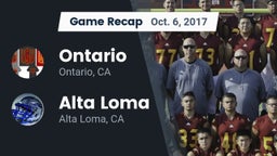 Recap: Ontario  vs. Alta Loma  2017
