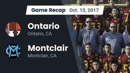 Recap: Ontario  vs. Montclair  2017