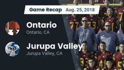 Recap: Ontario  vs. Jurupa Valley  2018