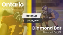 Matchup: Ontario vs. Diamond Bar  2019