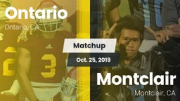 Matchup: Ontario vs. Montclair  2019