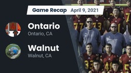 Recap: Ontario  vs. Walnut  2021