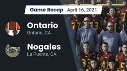 Recap: Ontario  vs. Nogales  2021