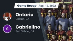 Recap: Ontario  vs. Gabrielino  2022