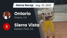 Recap: Ontario  vs. Sierra Vista  2022