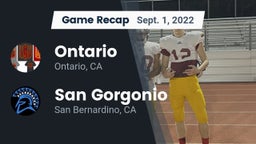 Recap: Ontario  vs. San Gorgonio  2022