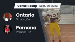Recap: Ontario  vs. Pomona  2022