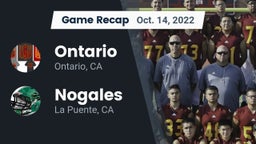 Recap: Ontario  vs. Nogales  2022