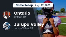 Recap: Ontario  vs. Jurupa Valley  2023