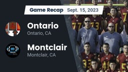 Recap: Ontario  vs. Montclair  2023