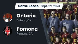 Recap: Ontario  vs. Pomona  2023