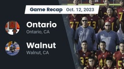 Recap: Ontario  vs. Walnut  2023