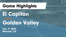 El Capitan  vs Golden Valley  Game Highlights - Jan. 9, 2024