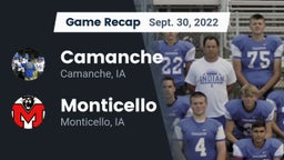 Recap: Camanche  vs. Monticello  2022