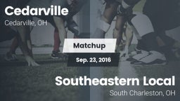 Matchup: Cedarville vs. Southeastern Local  2016