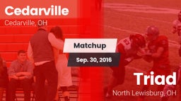 Matchup: Cedarville vs. Triad  2015