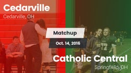 Matchup: Cedarville vs. Catholic Central  2015