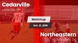 Matchup: Cedarville vs. Northeastern  2016