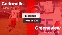Matchup: Cedarville vs. Greeneview  2015