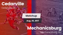 Matchup: Cedarville vs. Mechanicsburg  2017