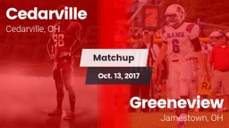 Matchup: Cedarville vs. Greeneview  2017