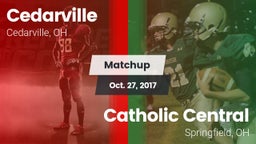 Matchup: Cedarville vs. Catholic Central  2017