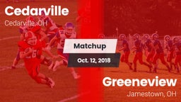 Matchup: Cedarville vs. Greeneview  2018