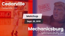 Matchup: Cedarville vs. Mechanicsburg  2019