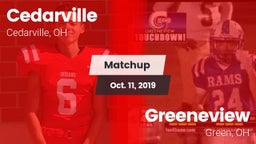 Matchup: Cedarville vs. Greeneview  2019