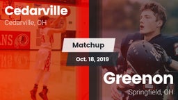 Matchup: Cedarville vs. Greenon  2019