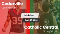 Matchup: Cedarville vs. Catholic Central  2020