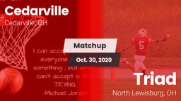 Matchup: Cedarville vs. Triad  2020