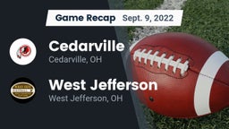 Recap: Cedarville  vs. West Jefferson  2022