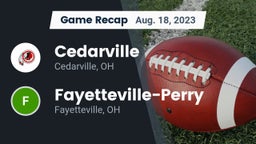 Recap: Cedarville  vs. Fayetteville-Perry  2023