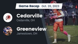 Recap: Cedarville  vs. Greeneview  2023