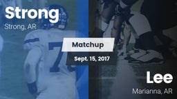 Matchup: Strong vs. Lee  2017