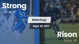 Matchup: Strong vs. Rison  2017