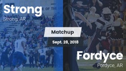 Matchup: Strong vs. Fordyce  2018