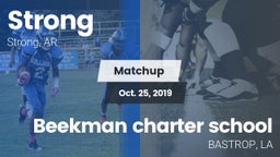Matchup: Strong vs. Beekman charter school  2019