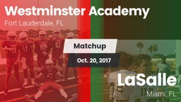 Matchup: Westminster Academy vs. LaSalle  2017