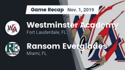 Recap: Westminster Academy vs. Ransom Everglades  2019