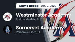 Recap: Westminster Academy vs. Somerset Academy  2020