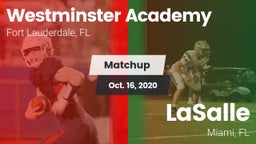 Matchup: Westminster Academy vs. LaSalle  2020