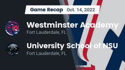 Recap: Westminster Academy vs. University School of NSU 2022