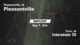 Matchup: Pleasantville vs. Interstate 35  2016