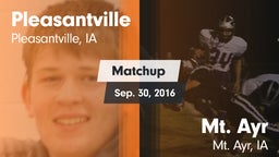 Matchup: Pleasantville vs. Mt. Ayr  2016