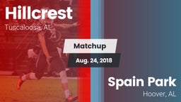 Matchup: Hillcrest vs. Spain Park  2018