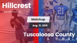Matchup: Hillcrest vs. Tuscaloosa County  2018