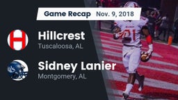 Recap: Hillcrest  vs. Sidney Lanier  2018